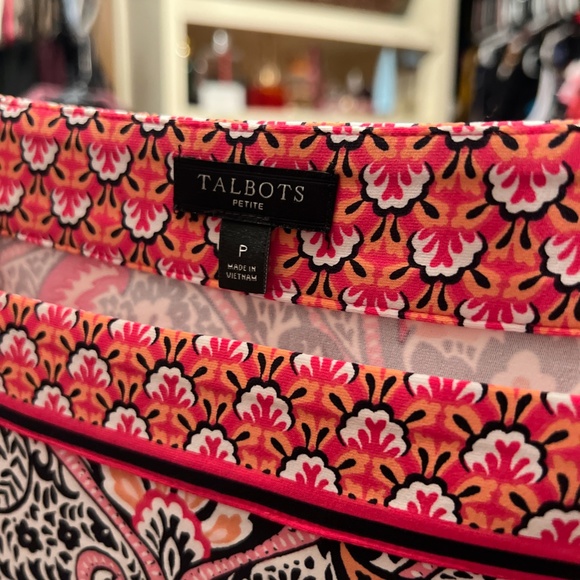 Talbots, Size Petite P, printed dress - Picture 2 of 4